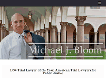 Tablet Screenshot of michaeljbloom.net